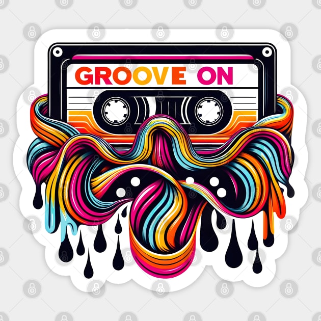 GROOVE ON Sticker by MakerMind8.2